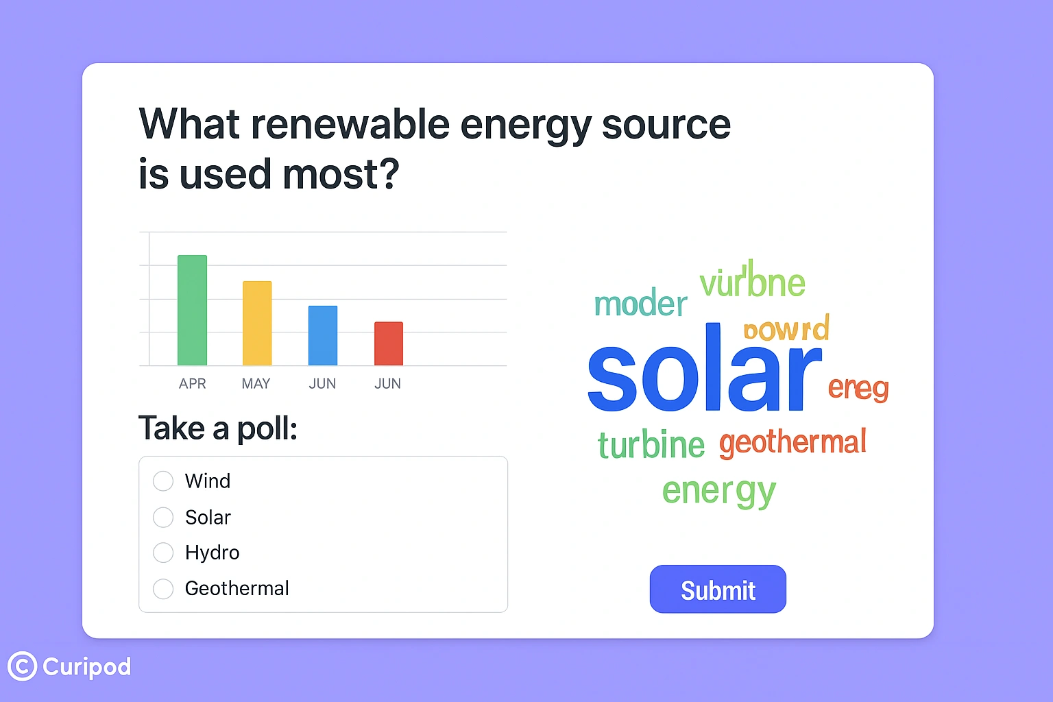 A sample interactive slide from Curipod, one of the best teaching AI tools for engagement.