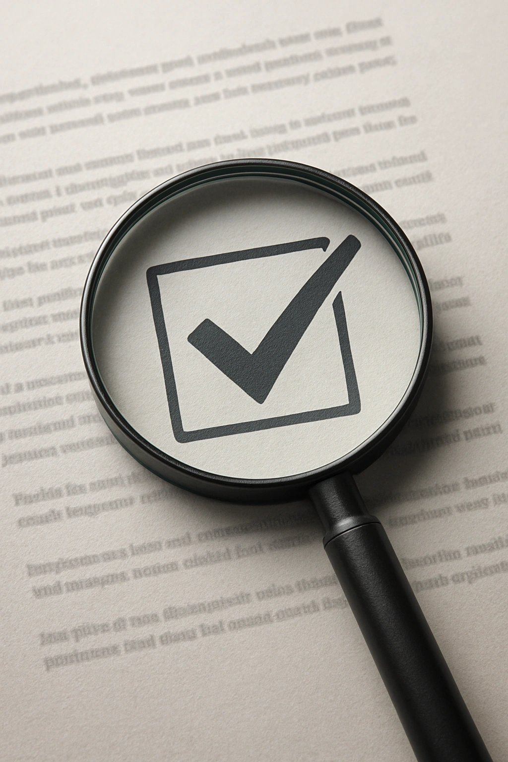 An image representing accuracy, such as a checkmark or a magnifying glass over a document Corrections and Updates Policy .