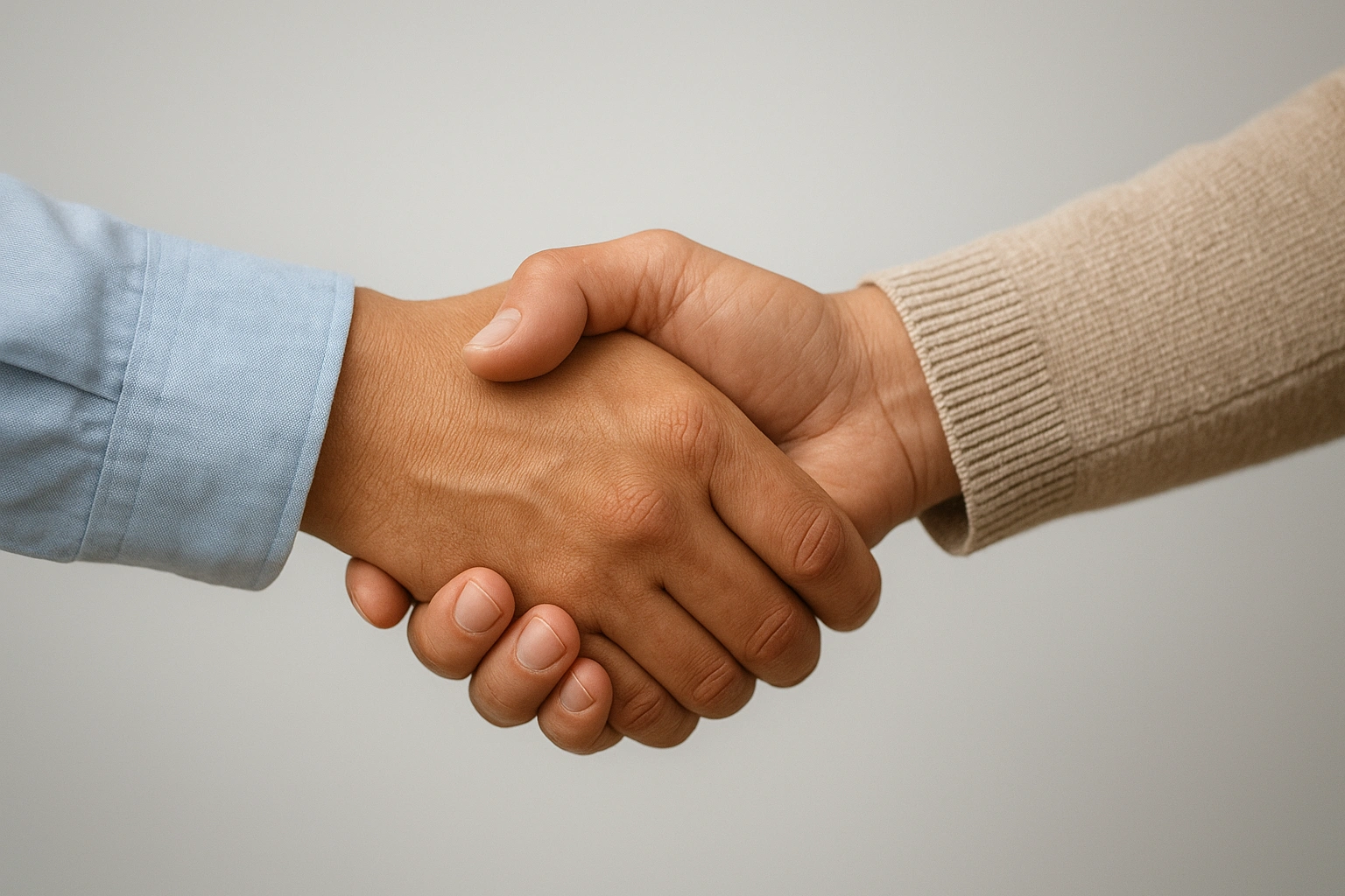 An image representing transparency, such as a handshake or an open book. Advertising Disclosure